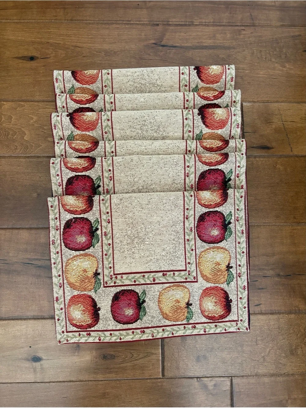 Apple Tapestry Placemats X6